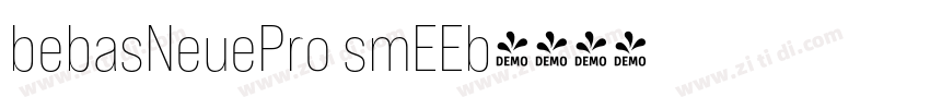 bebasNeuePro smEEb字体转换